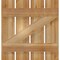 Ekena Millwork Spaced Board-n-Batten Shutters w/Z-Bar, Rough Sawn Western Red Cedar, 23W x 24H, PR RBS06Z23X024RWR - alternate 4